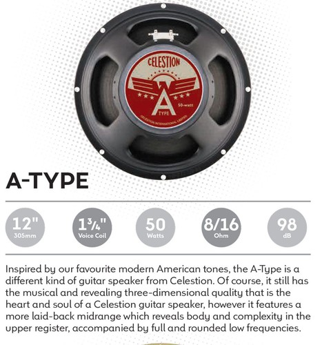 Celestion type 16ohm 50w - 12",